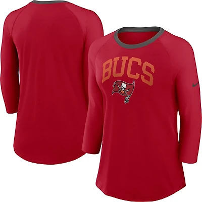 Nike Women's Buccaneers Arched 3/4 Sleeve Top