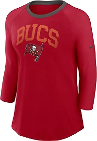 Nike Women's Buccaneers Arched 3/4 Sleeve Top