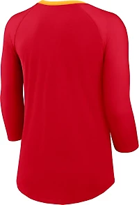 Nike Women's Chiefs Arched 3/4 Sleeve Top