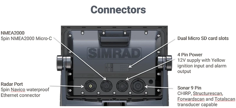 Simrad GO9 XSE GPS with 83/200 Transducer, Halo20 Radar and C-Map Discover Chart