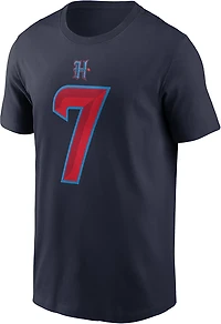 Nike Men's Texans Stroud #7 Name & Number Short Sleeve Tee