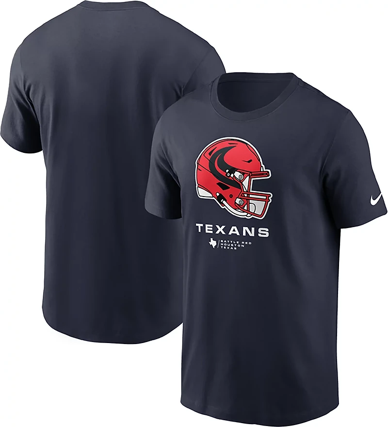 Nike Men's Texans Red Helmet Short Sleeve Tee