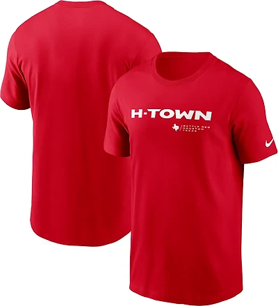 Nike Men's Texans H-Town Wordmark Short Sleeve Tee