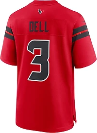Nike Men's Houston Texans Tank Dell #3 Horn Logo Alternative Game Jersey