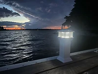 Dock Edge CleatLite Solar Dock Light with Mooring Cleat