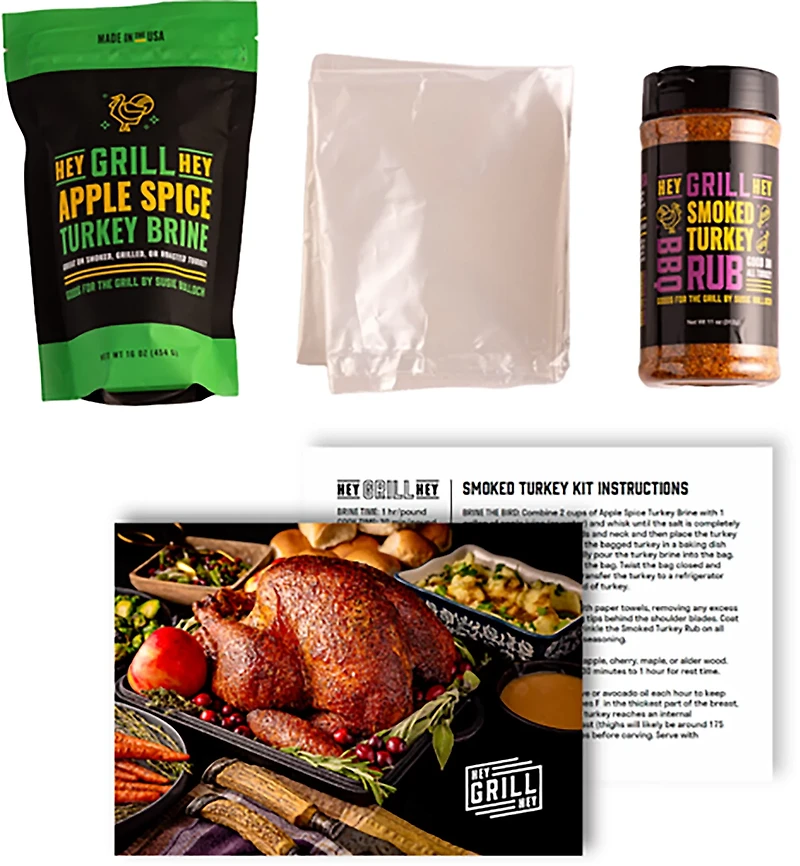 Hey Grill Hey Smoked Turkey Brine & Seasoning Kit