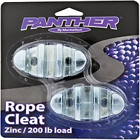 Panther Marine Zinc Plated Rope Cleats 2-Pack