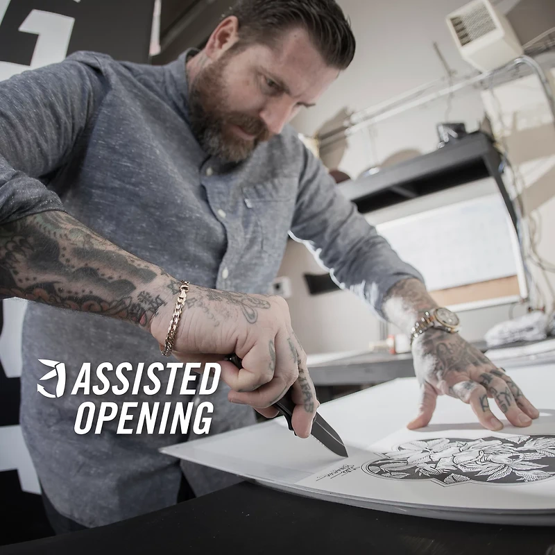 Gerber 2.8 in Highbrow Compact Assisted Opening Drop Point Knife