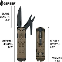 Gerber Lockdown Slim Pry Bronze Multi-Tool