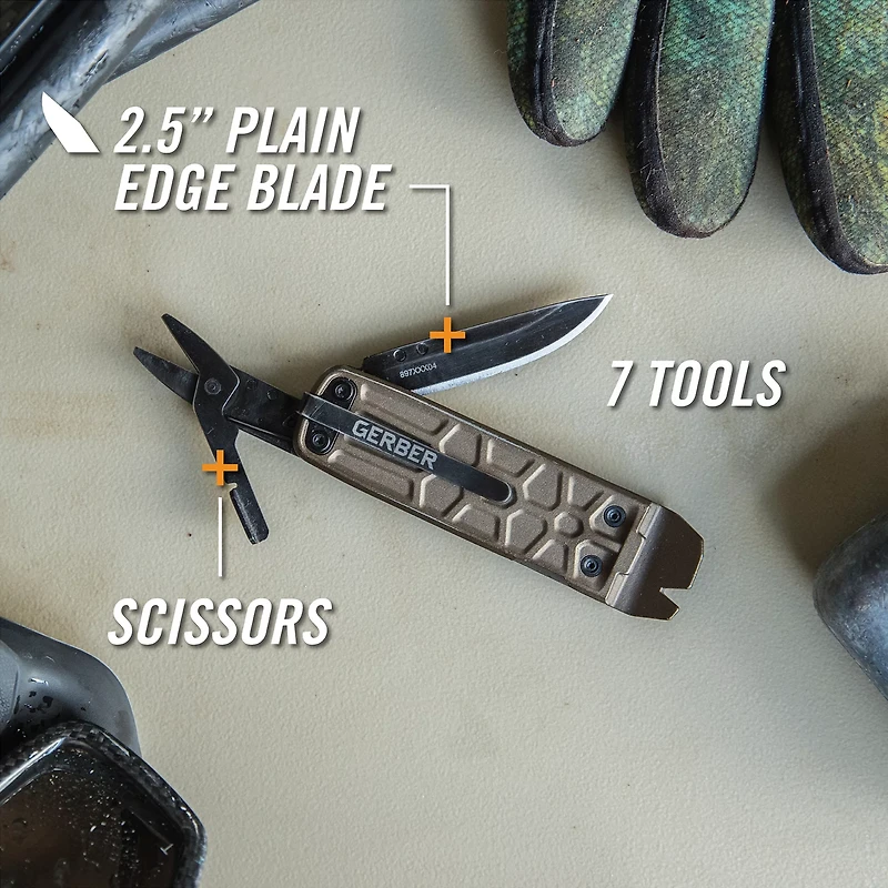Gerber Lockdown Slim Pry Bronze Multi-Tool