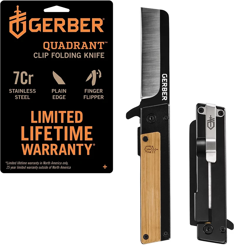 Gerber Quadrant Bamboo Folding Knife