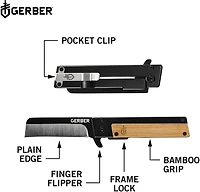 Gerber Quadrant Bamboo Folding Knife