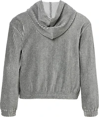 BCG Girls' Lifestyle Velour Long Sleeve 1/4 Hoodie