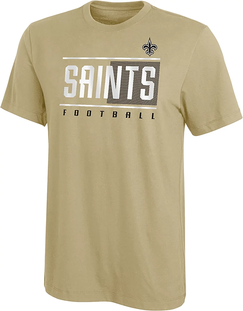 Outerstuff Boys' New Orleans Saints Pumped Up Dri-Tek Graphic T-shirt
