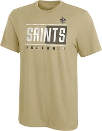 Outerstuff Boys' New Orleans Saints Pumped Up Dri-Tek Graphic T-shirt