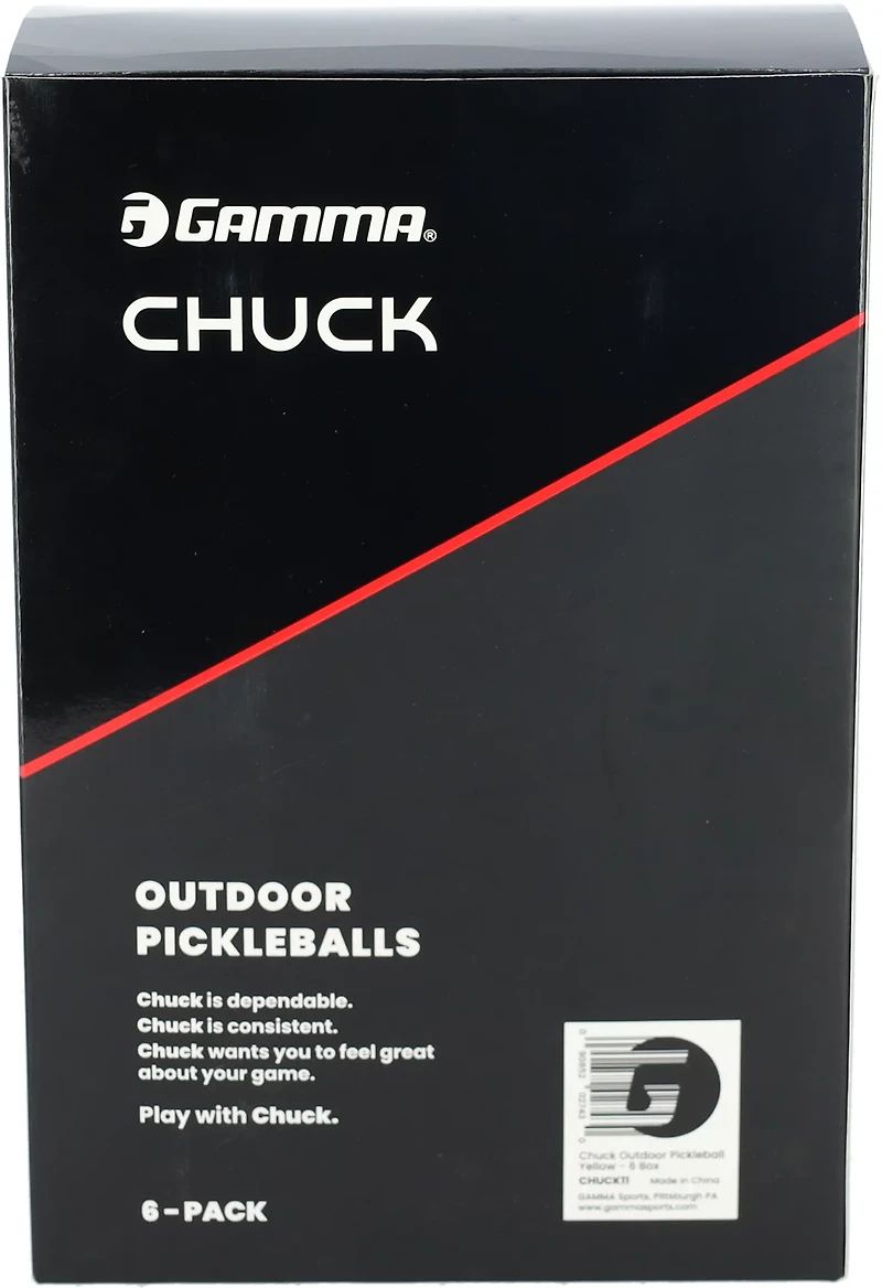Gamma Chuck Pickleballs 6-Pack