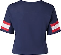 47 Women's Texans Double Header Premium Scout Crop T-shirt