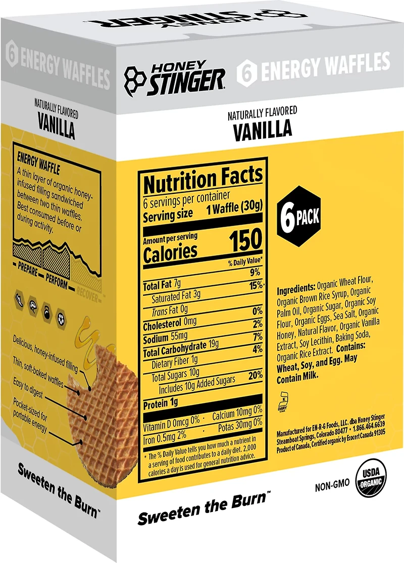 Honey Stinger Waffles 6-Pack