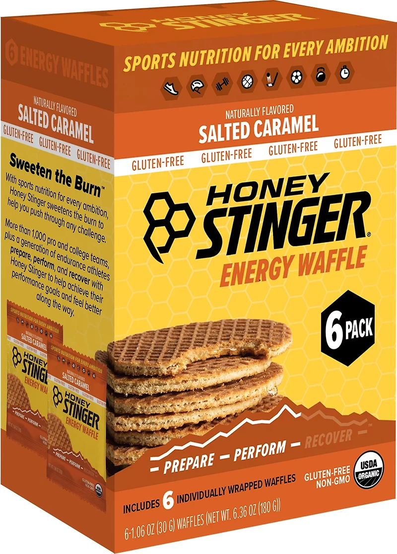 Honey Stinger Gluten Free Waffles 6-Pack