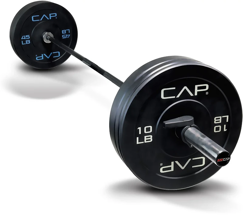 CAP Barbell Olympic Bumper Plate Weight Set