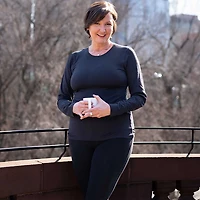 Dakini Women's Organic Cotton Long Sleeve T-shirt