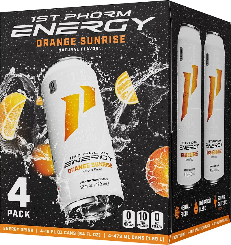 1st Phorm Energy Drinks 4-Pack