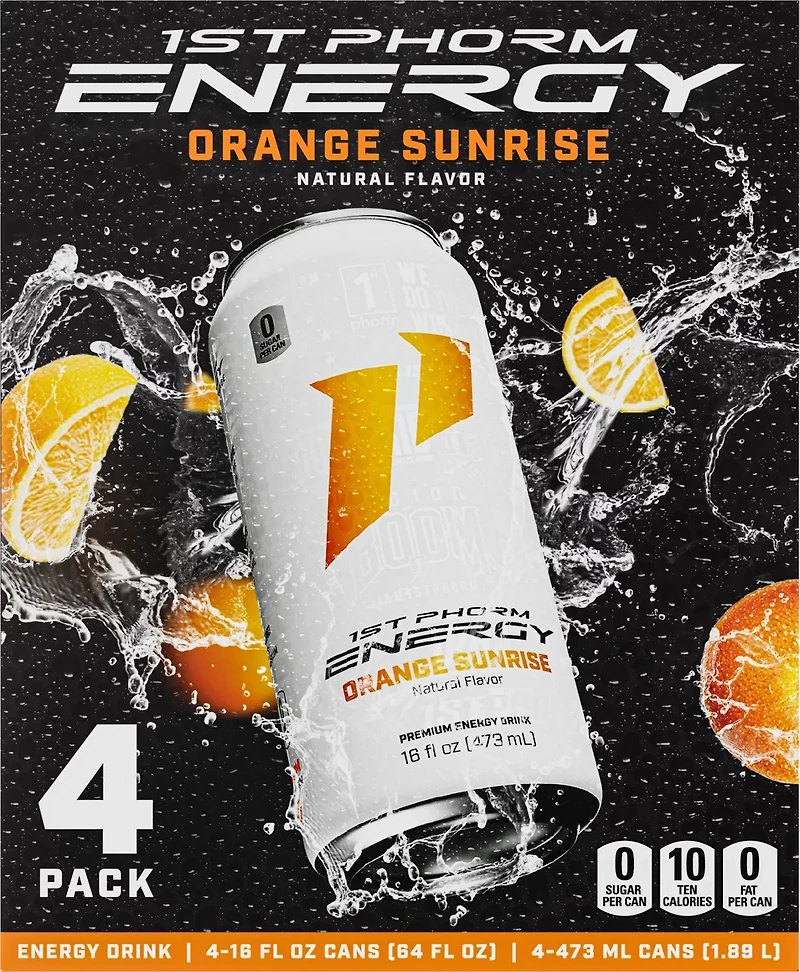 1st Phorm Energy Drinks 4-Pack