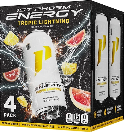 1st Phorm Energy Drinks 4-Pack
