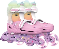 NEON Girls' Combo Inline and Quad Adjustable Light-Up Skates