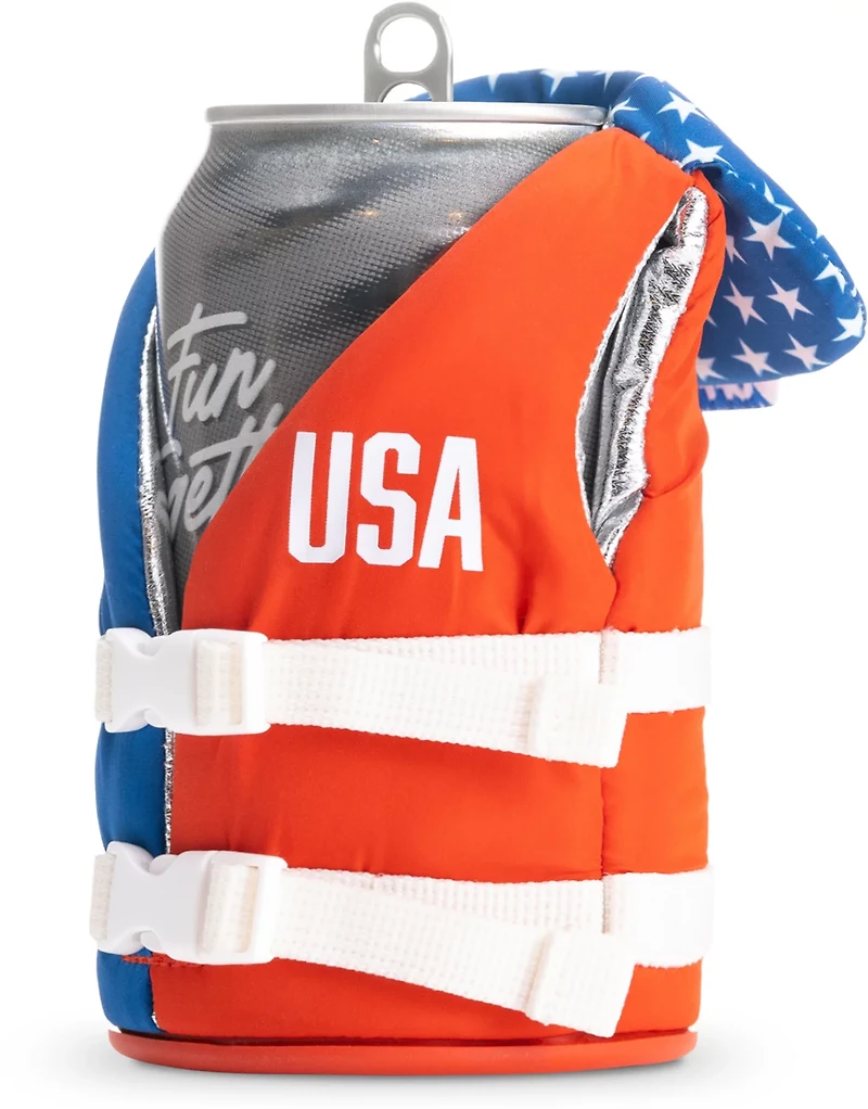 Puffin Drinkware Liberty Buoy Life Vest Beverage Holder