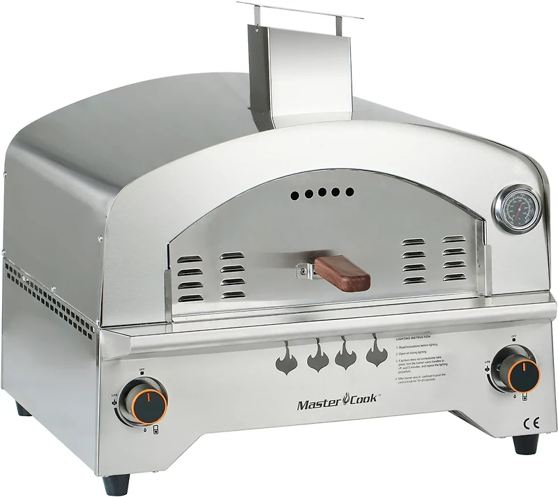 Master Cook Propane 13 in Outdoor Gas Pizza Oven