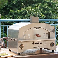 Master Cook Propane 13 in Outdoor Gas Pizza Oven