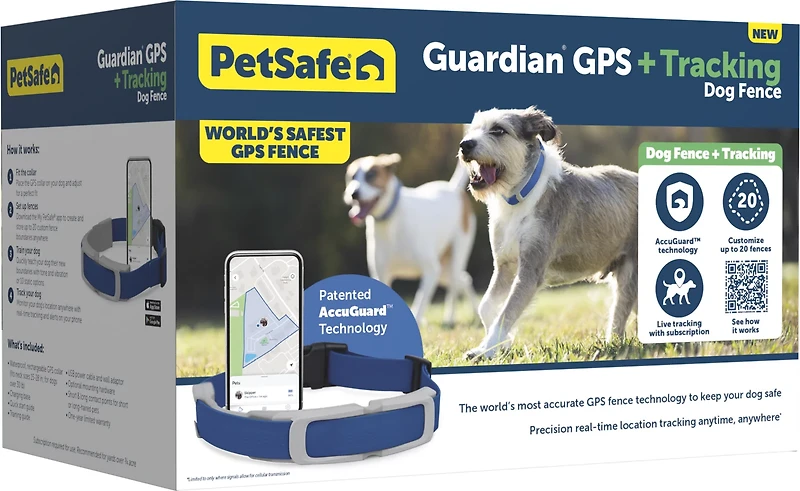 Guardian Pet Safe GPS and Tracking Dog Fence Collar