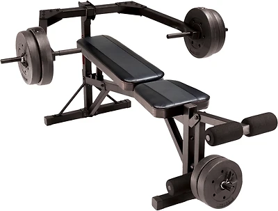 CAP Barbell Leverage 100 lb Combo Bench Set