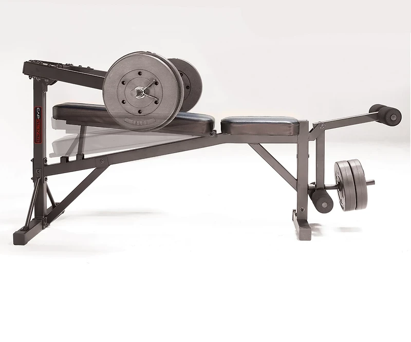 CAP Barbell Leverage 100 lb Combo Bench Set