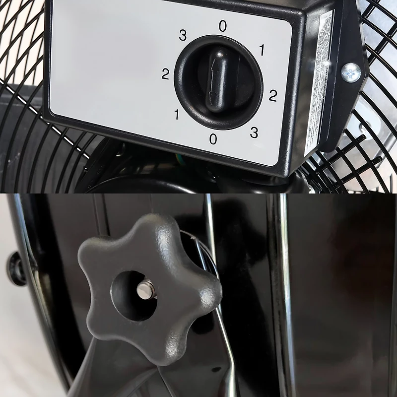 Cap Strength 30 in Heavy Duty Floor Fan