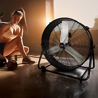 Cap Strength 30 in Heavy Duty Floor Fan