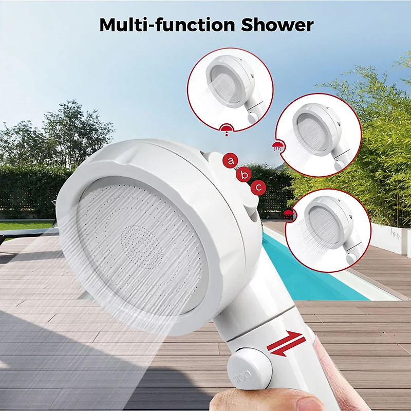 CampLux Digital Display Propane Outdoor 4.22GPM Tankless Water Heater 16 L