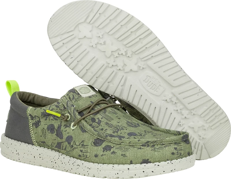 HEYDUDE Mens' Wally Funk Desert Shoes