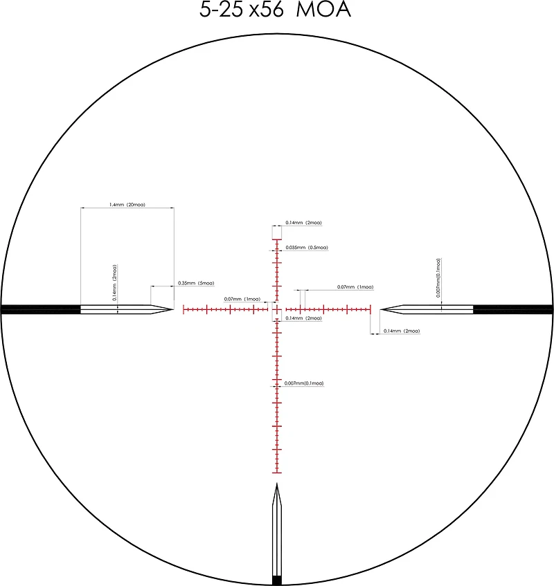 Redfield Reveal 5-25x56 First Focal Plane Scope