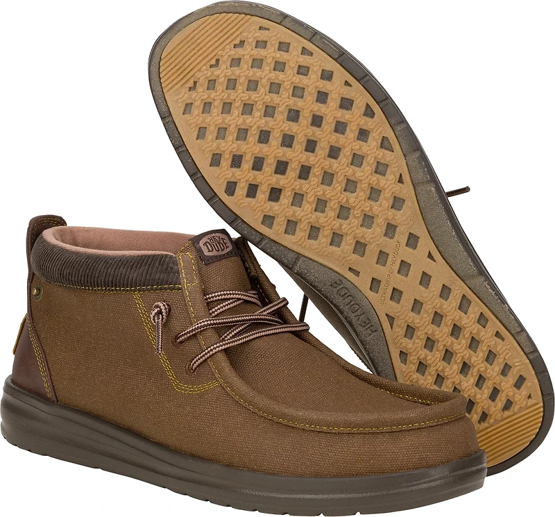 HEYDUDE Men's Wally Mid-Grip Chukka Work Boots