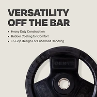 CENTR 300 lb Olympic Barbell Weight Set