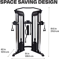 CENTR Multifunctional Cable Machine 2 Home Gym System
