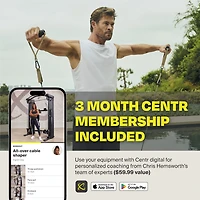 CENTR Multifunctional Cable Machine 3 Home Gym System