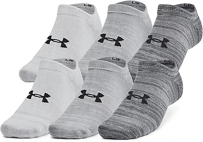 Under Armour Essential No Show Socks 6-Pack