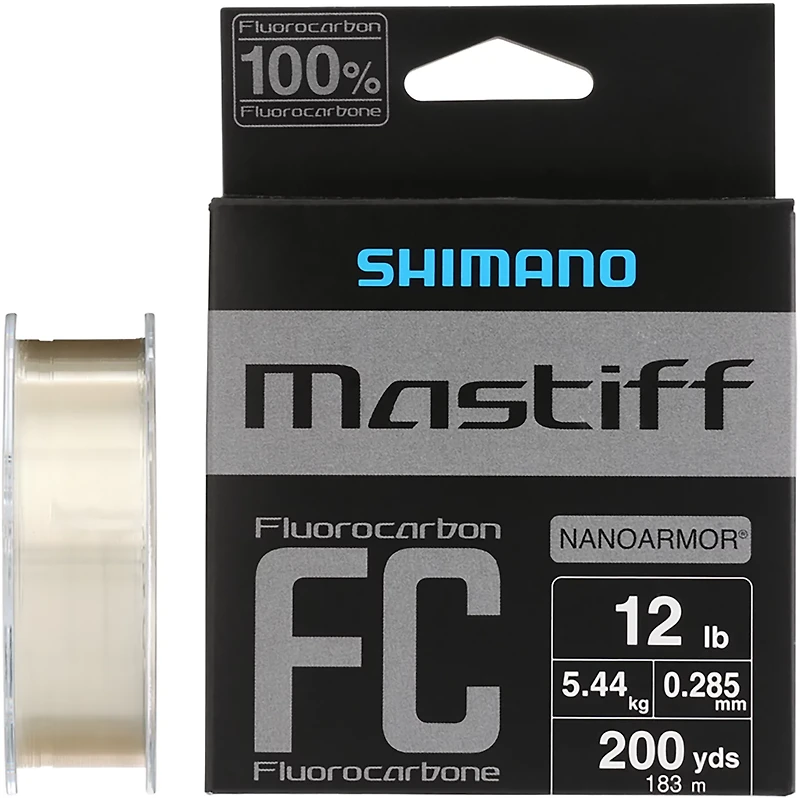 Shimano Mastiff 20 lb 200 yd Fluorocarbon Fishing Line