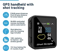 Shot Scope H4 Shot Tracking Handheld GPS