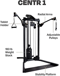 CENTR Multifunctional Cable Machine Home Gym System