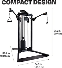 CENTR Multifunctional Cable Machine Home Gym System
