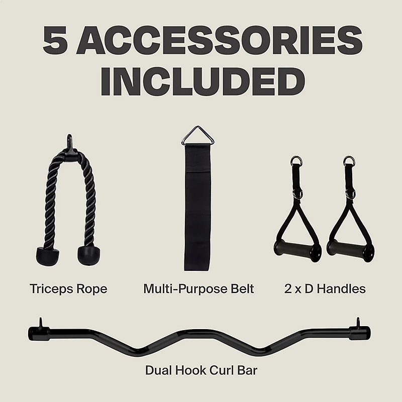 CENTR Multifunctional Cable Machine 2 Home Gym System